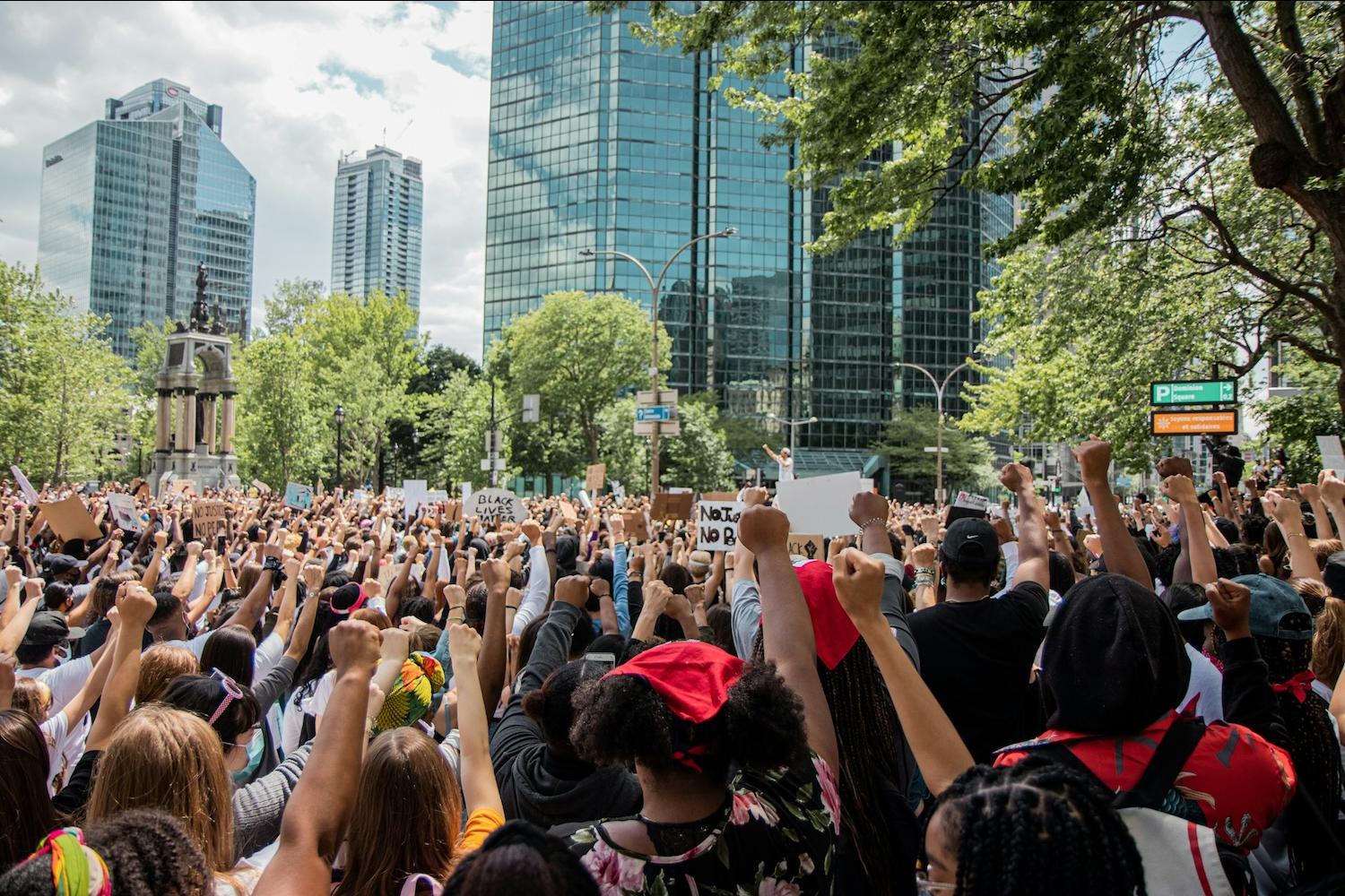 black lives matter demonstration social justice