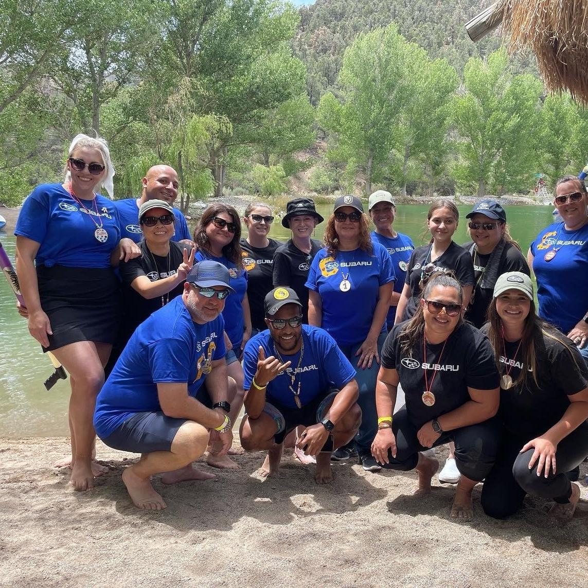 Subaru of Las vegas employees volunteer at camp Cartwheel 2022