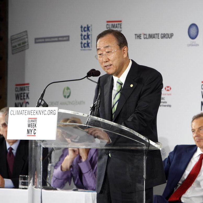 Ban Ki Moon Climate Week NYC