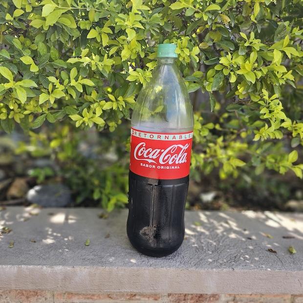 Returnable Coca-Cola botlte sold in Mexico - refillables - refillable packaging