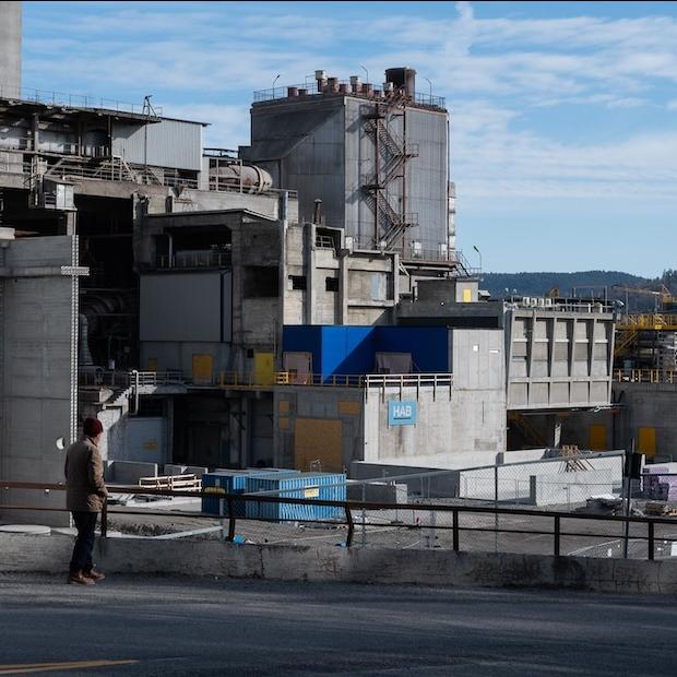 carbon capture on cement factory in norway