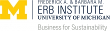 University of Michigan: Erb Institute | Business for Sustainability logo