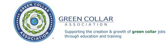 Green Expectations, Green Collar Association's April Newsletter Image.