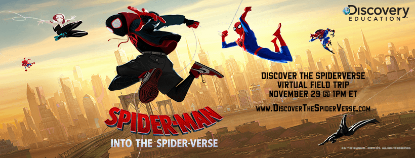 Spider-man into the Spider-verse classroom resource