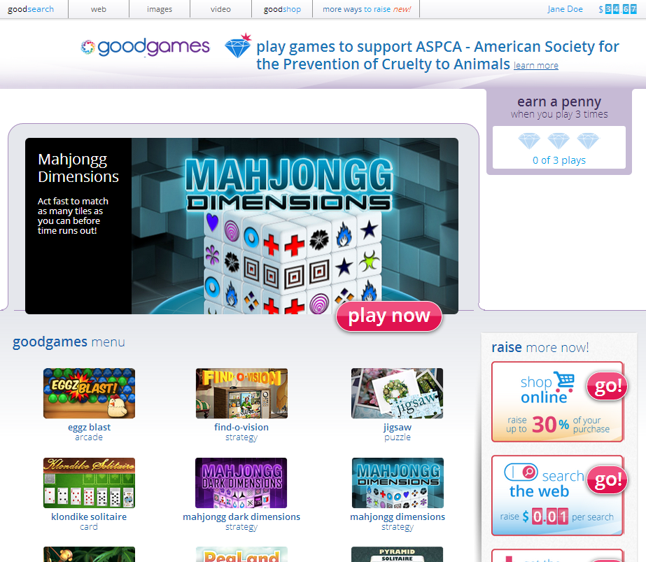 CSRWire - Play Online Games And Earn Donations For Your Favorite Cause With  New Goodgames