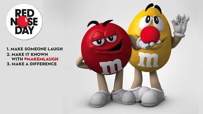 M&M'S USA - It's Red Nose Day everyone! Put your #NosesOn