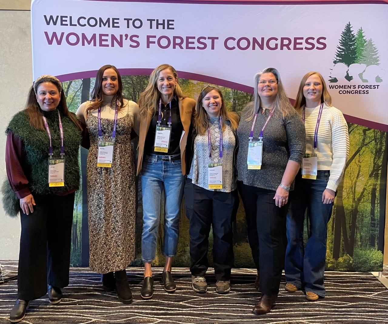First Women's Forest Congress event attendees