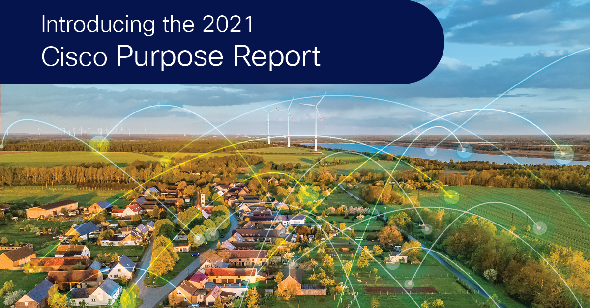 2021 Cisco Purpose Report Cover