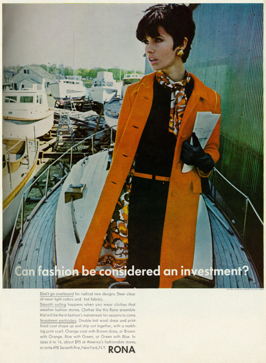 1960s fashion ad
