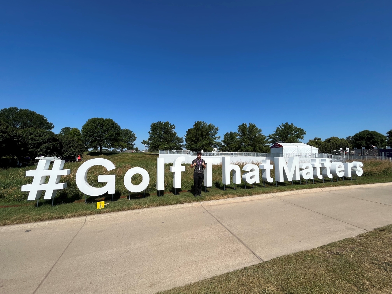 #Golf That Matters sign