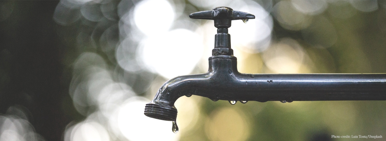 faucet dripping water