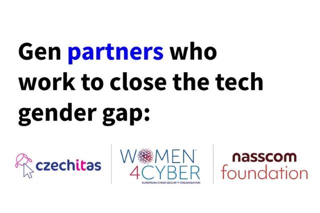 Gen partners who work to close the tech gender gap: Czechitas, Women4Cyber, nasscom foundation