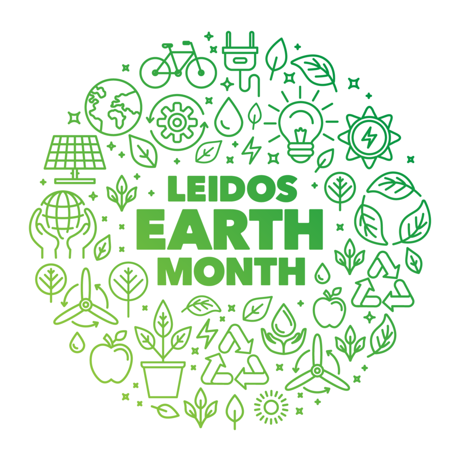 Leidos Earth Month logo