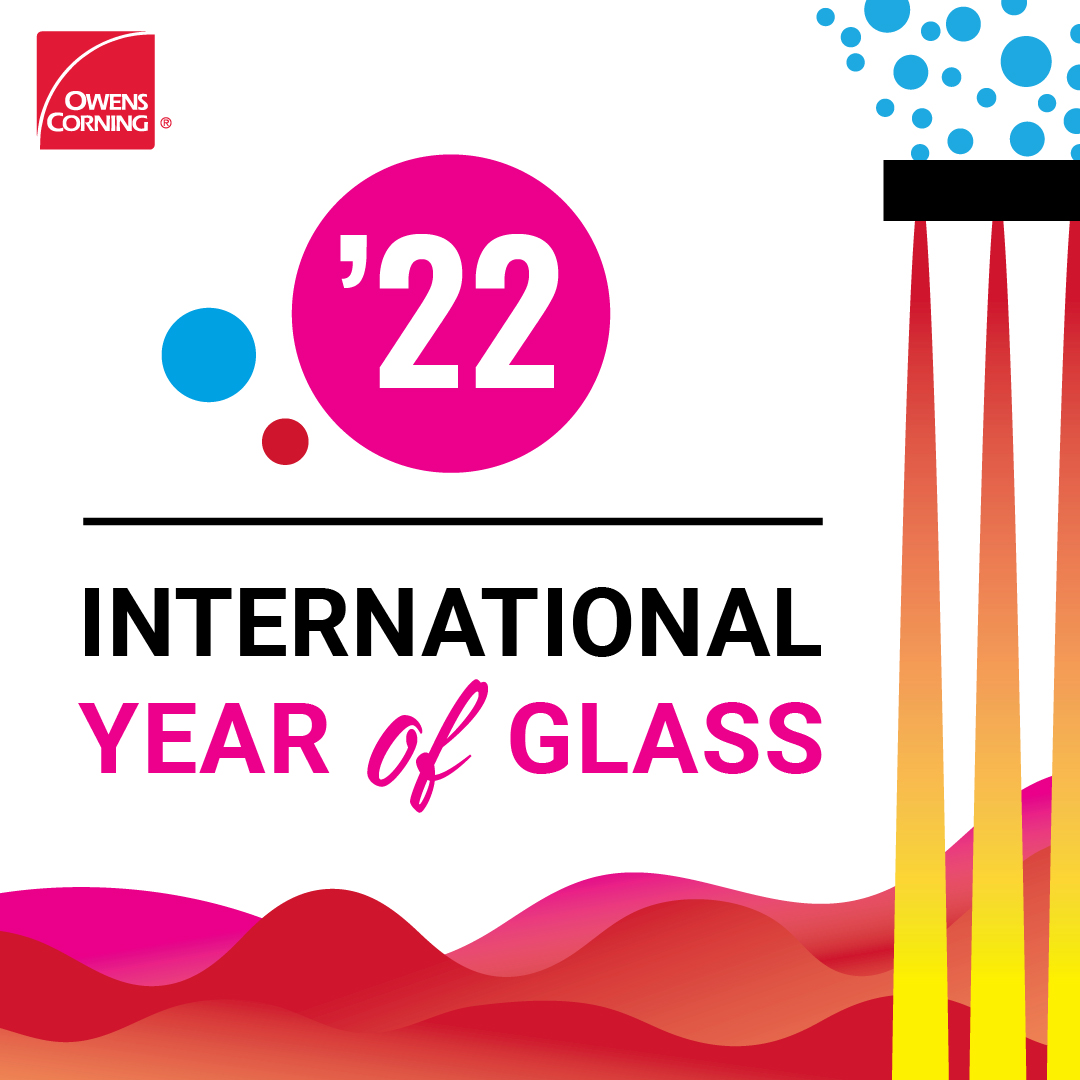"2022: International Year of Glass" banner