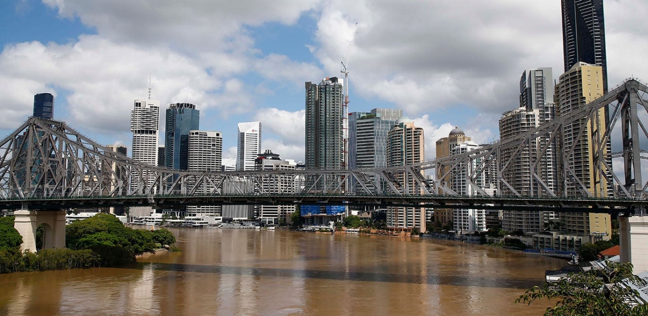 downtown Brisbane