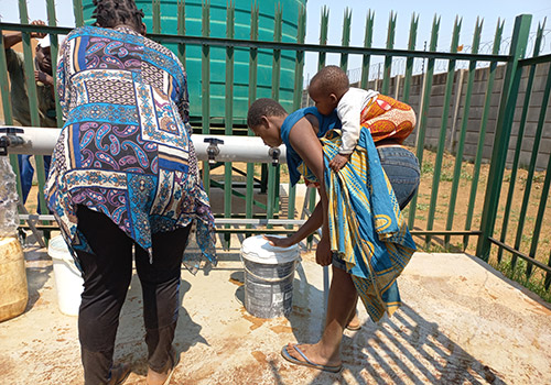 water from a well