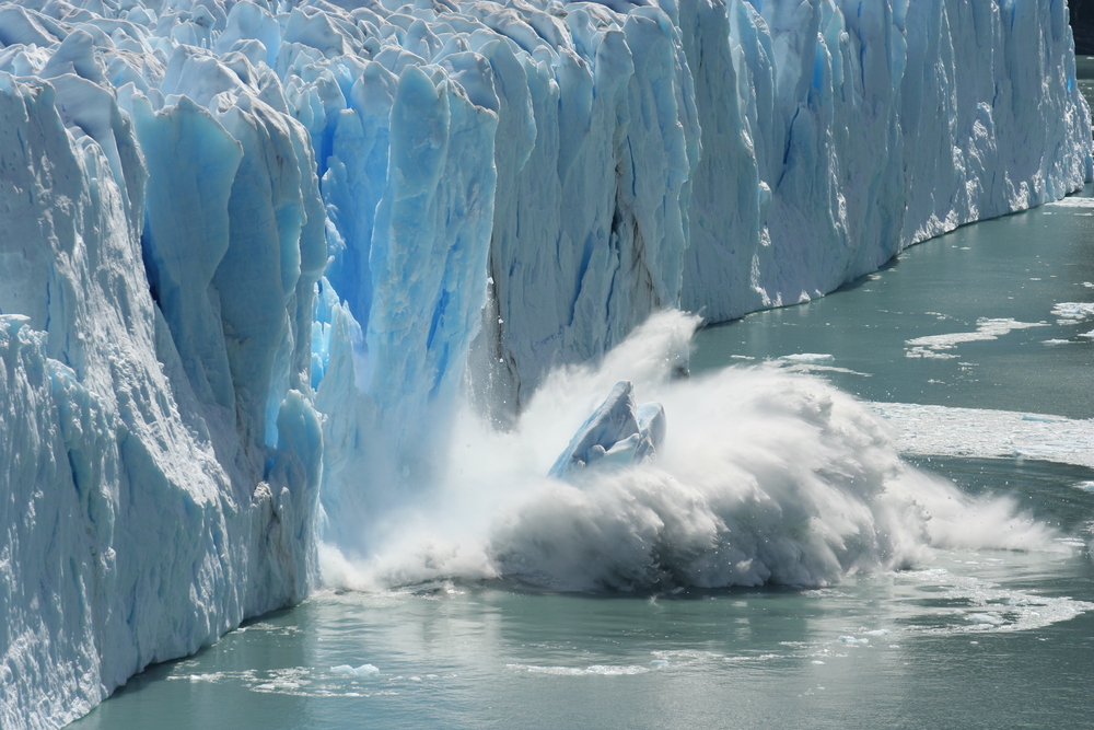 huge glacier