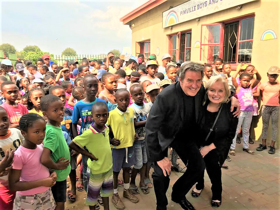 Rick and Susan Goings, Co-founders of World Federation of Youth Clubs, with Boys & Girls Clubs of South Africa