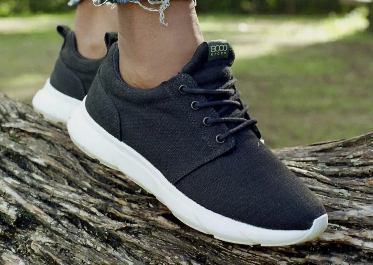 8000Kicks Hemp sneakers for women - sustainable holiday gifts