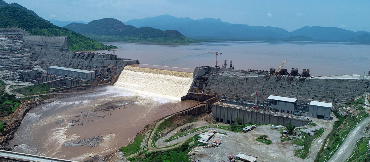The Grand Ethiopian Renaissance Dam (GERD) on the Blue Nile