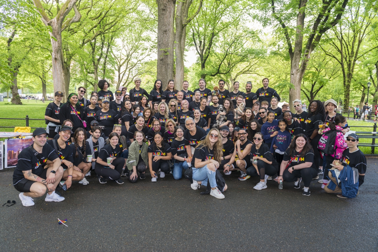 MAC's team for the AIDS Walk New York