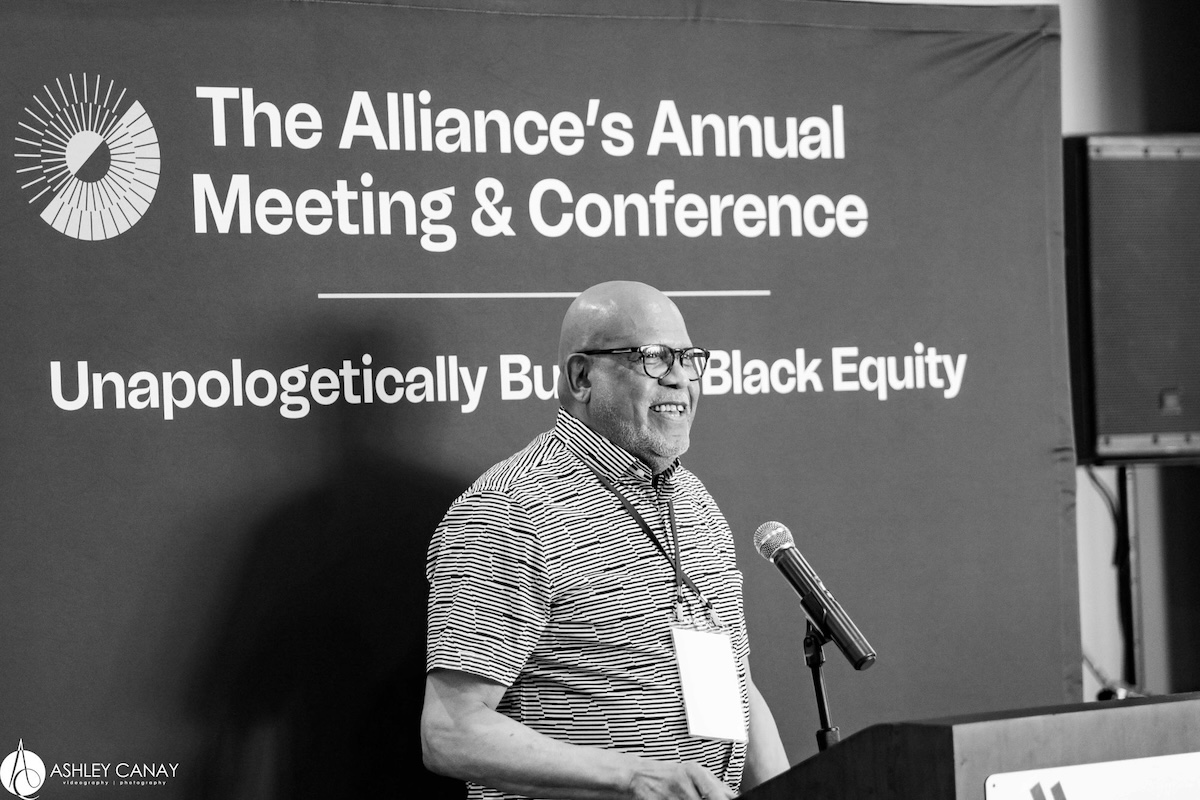 African American Alliance CDFI Conference Ashley Canay Photography - Lenwood V Long Sr speaks in support of racial equity in finance