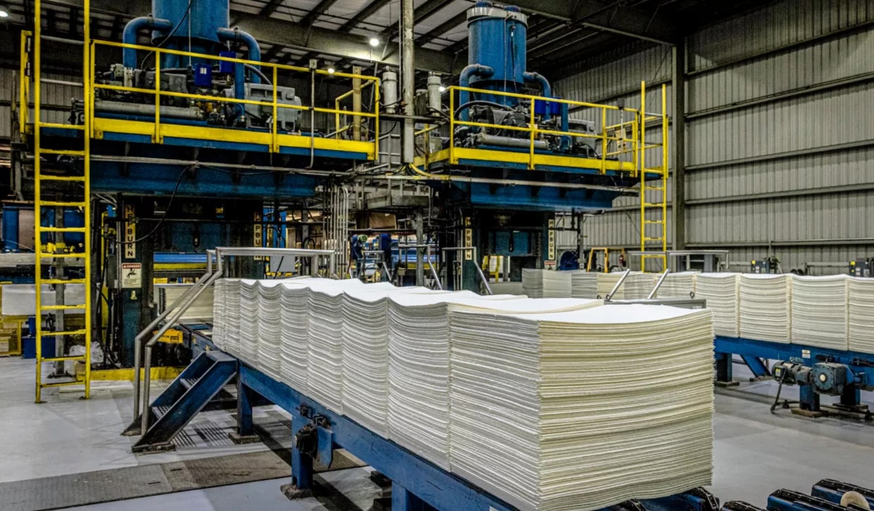 Inside of Alabama River Cellulose Mill