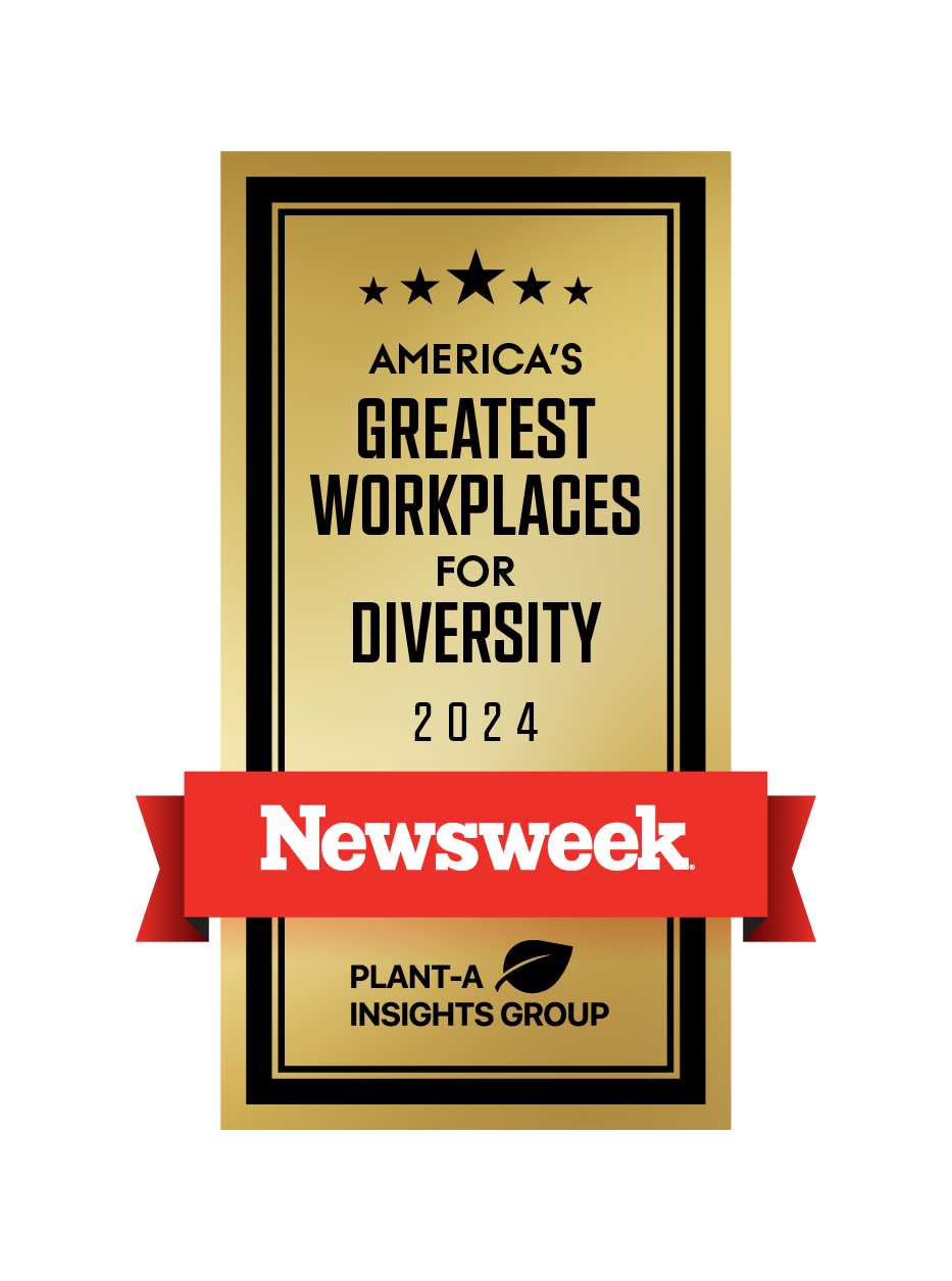 Newsweek America's Greatest workplaces for Diversity 