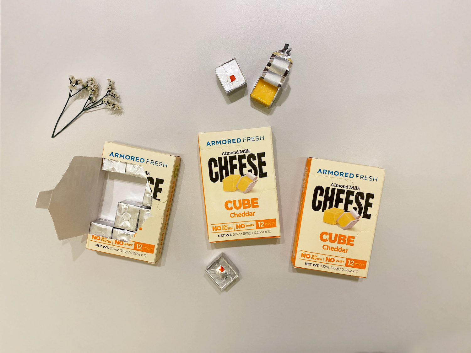 Armored Fresh Plant Based Cheese Cubes - new plant-based foods