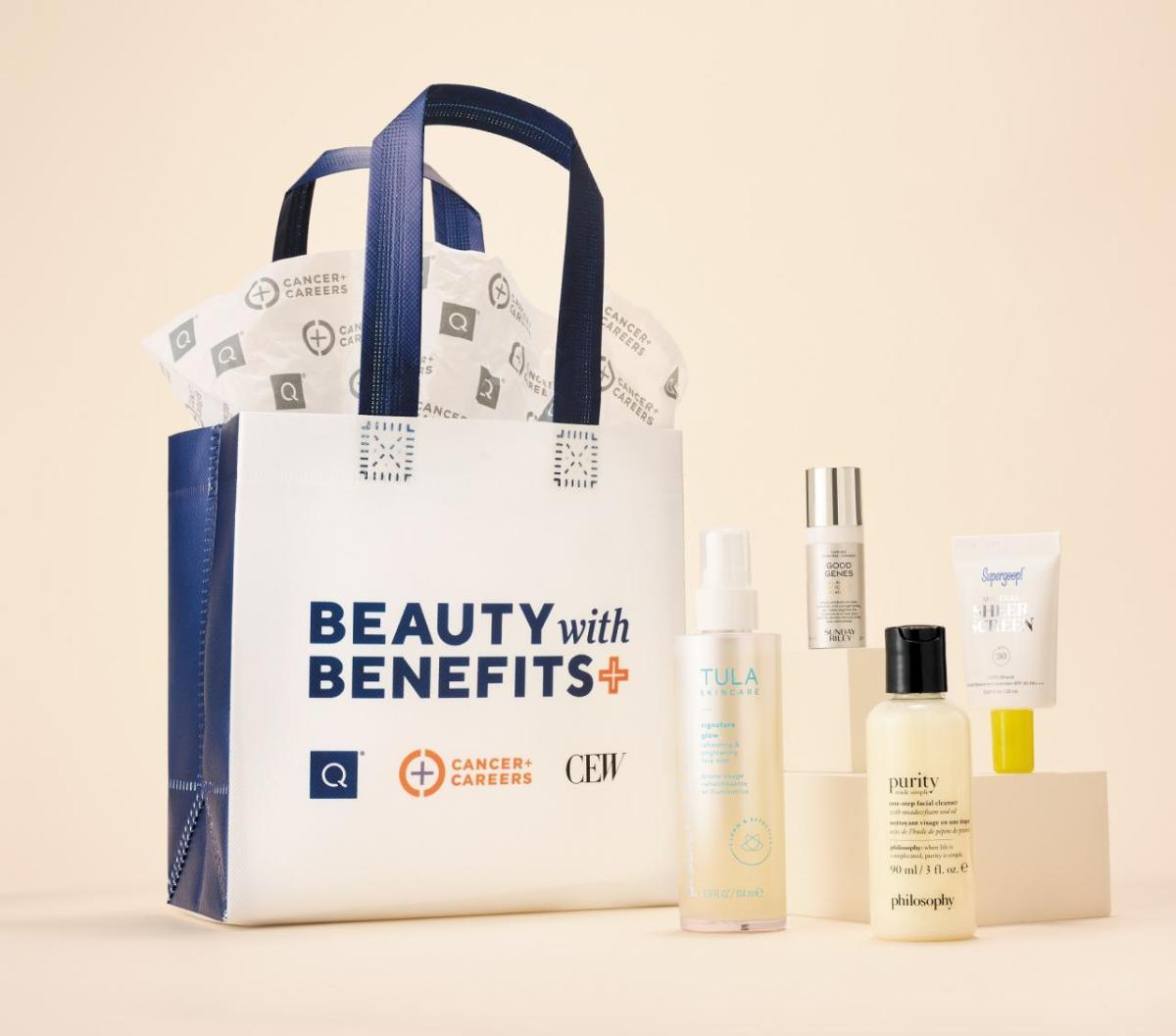 Bag with beauty supplies