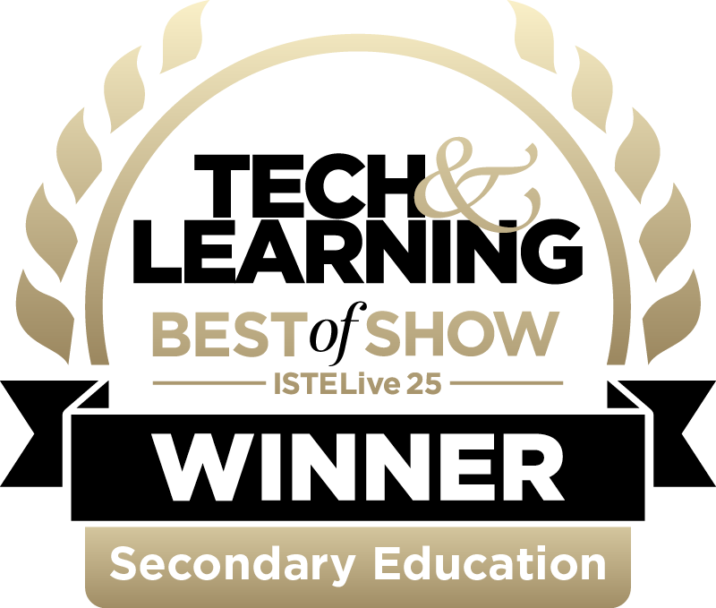 "Best of Show Teaching & Learning" award logo