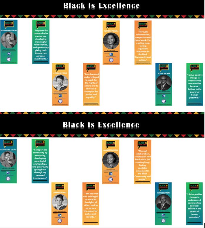 Black is excellence collage