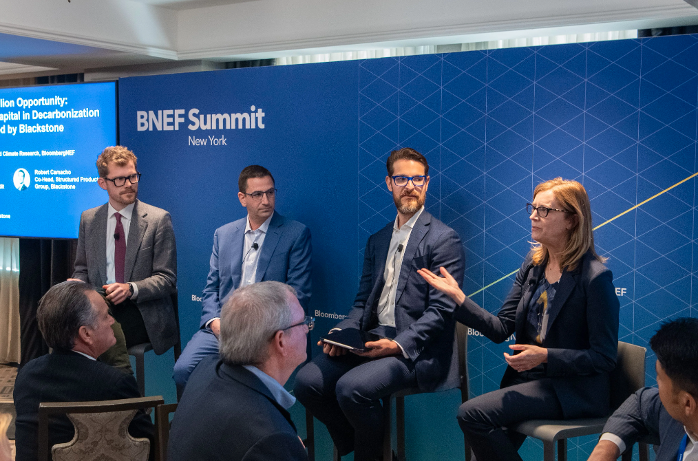 group meeting at the BNEF summit