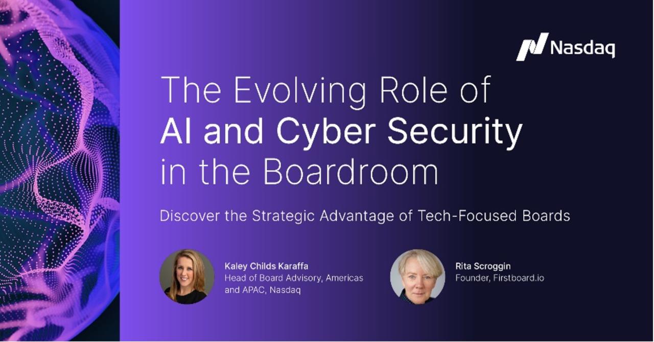 "The Evolving Role of AI and Cyber Security in the Boardroom"