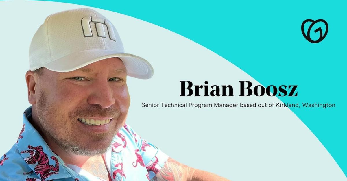 Brian Boosz, Technical Program manager, GoDaddy.
