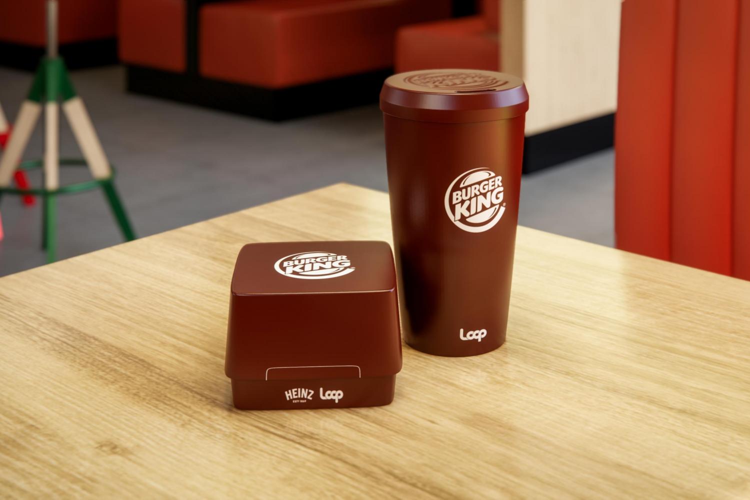 Burger King reusable packaging