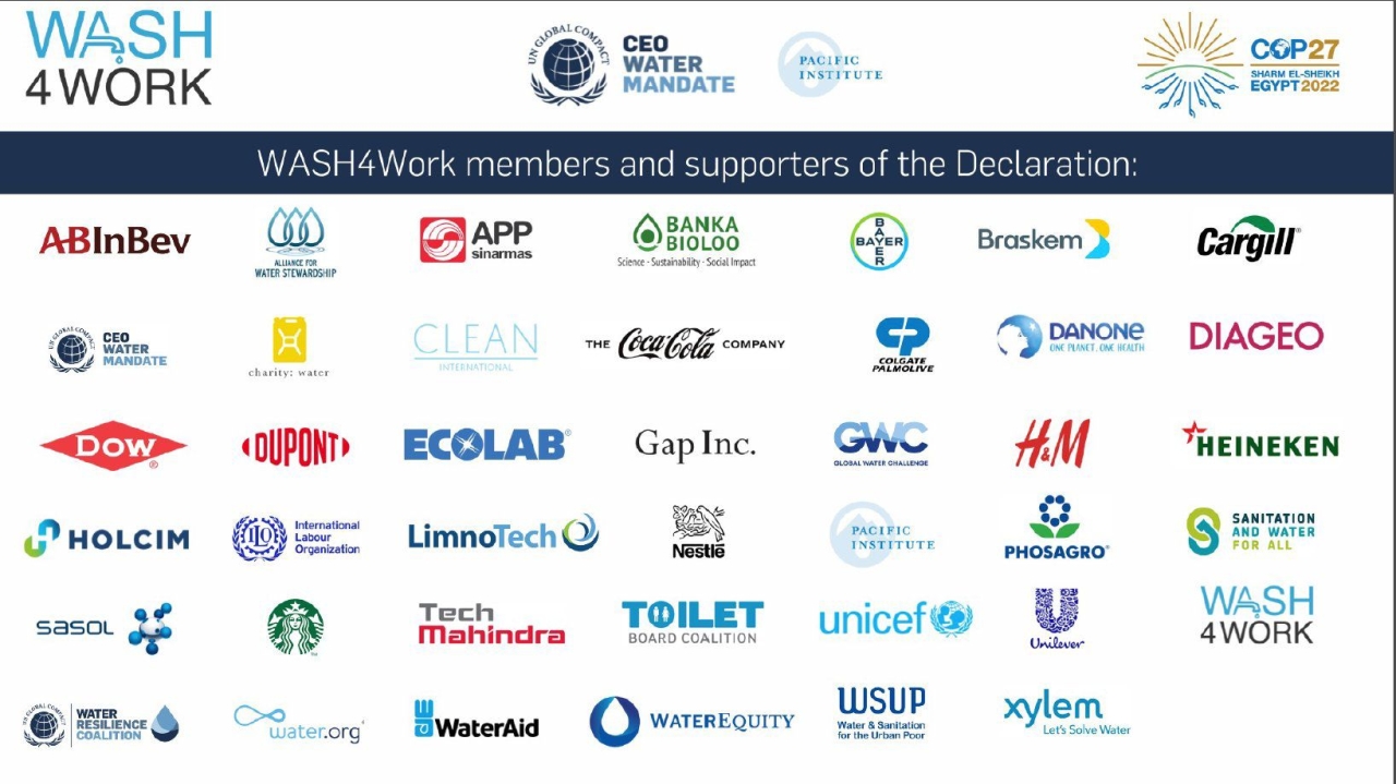 Wash4Work signee logos