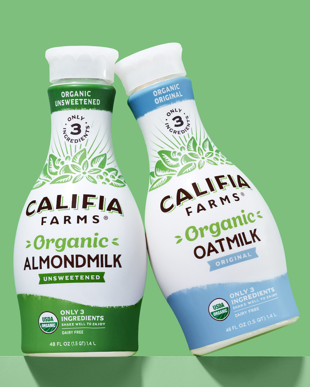 Califia Farms Organic Almondmilk and Oatmilk - new plant-based foods