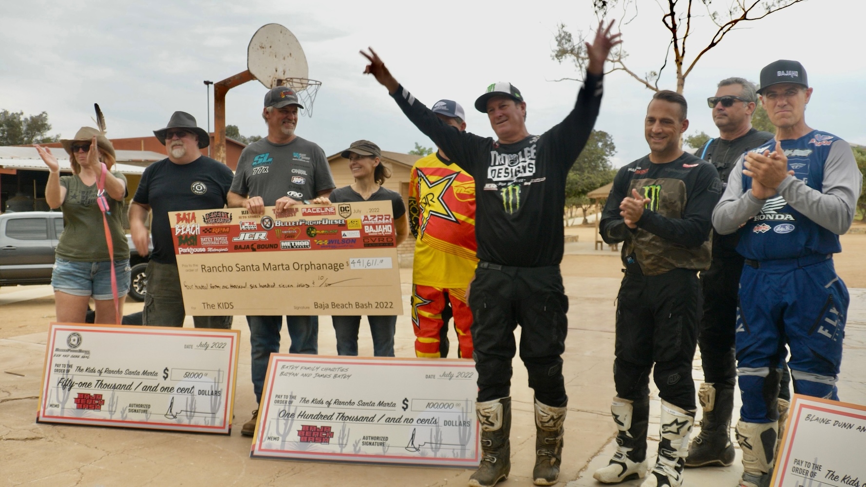 Cameron Steele celebrates money raised for kids in mexico with baja beach bash