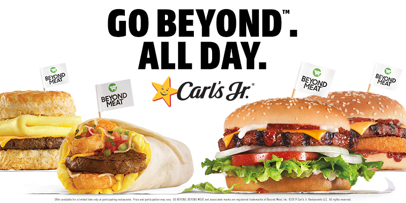 Carl's Jr. Hardee's plant-based foods Beyond Meat breakfast