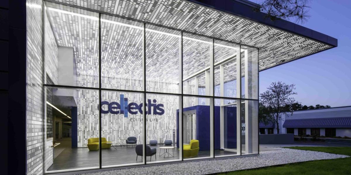 Exterior view of Cellectis building.