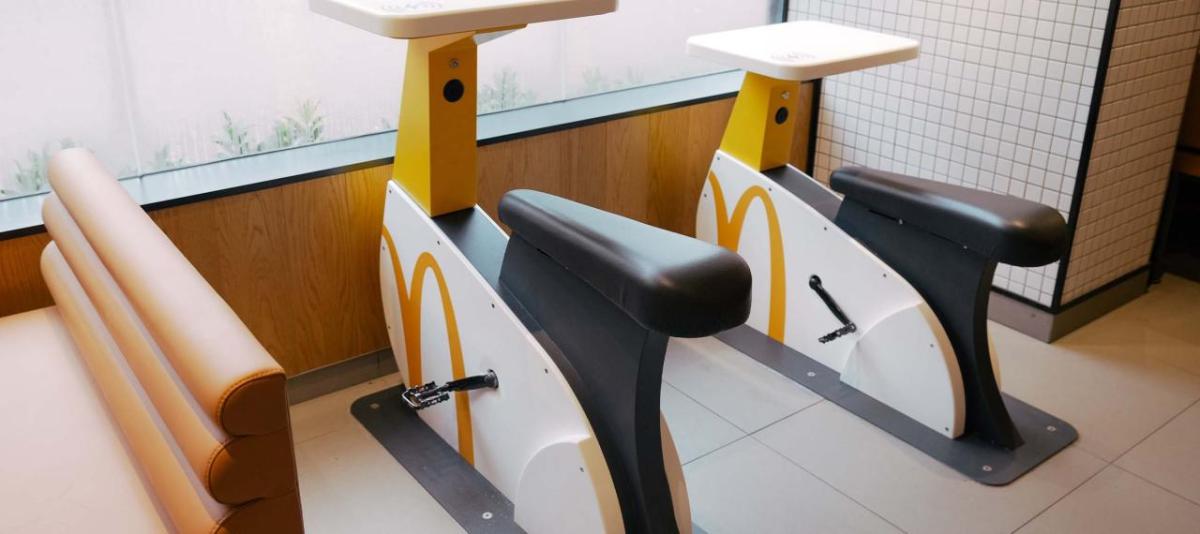 McDonald’s Exercise bikes