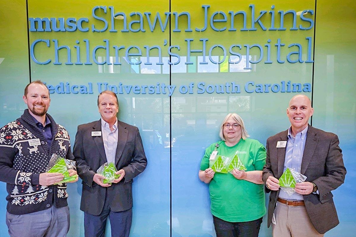Group photo at Shawn Jenkins Children's hospital