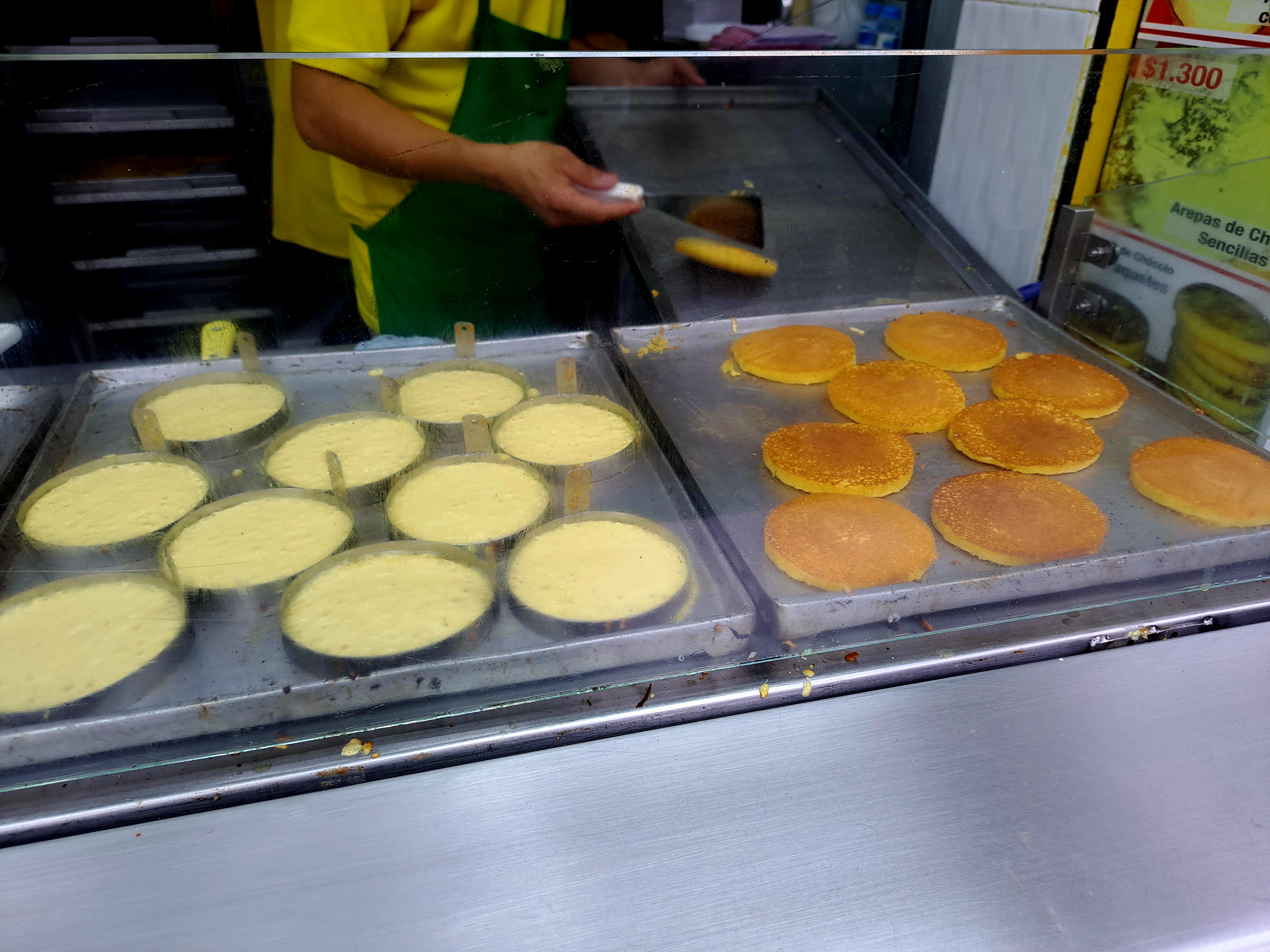 Cheese arepas, local treats that'll cancel out any calories you burn peddling on an e-bike