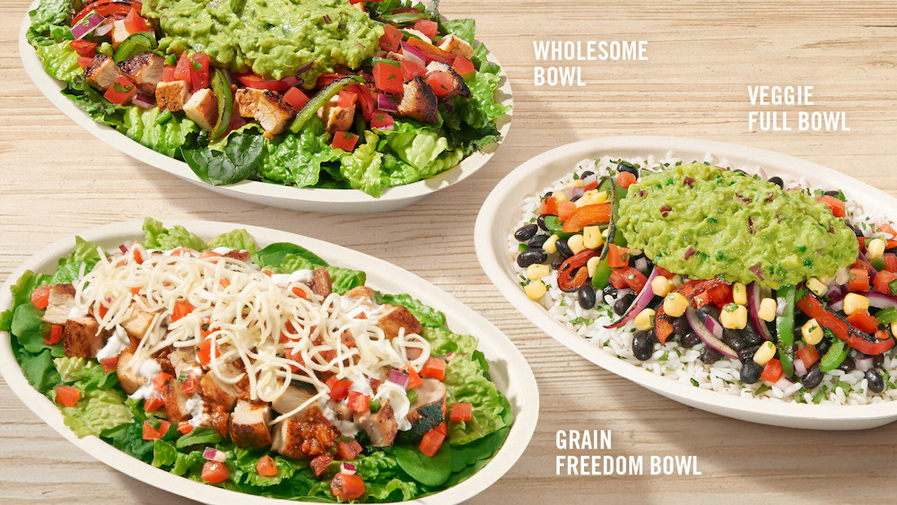 Chipotle New Bowls - new plant-based foods