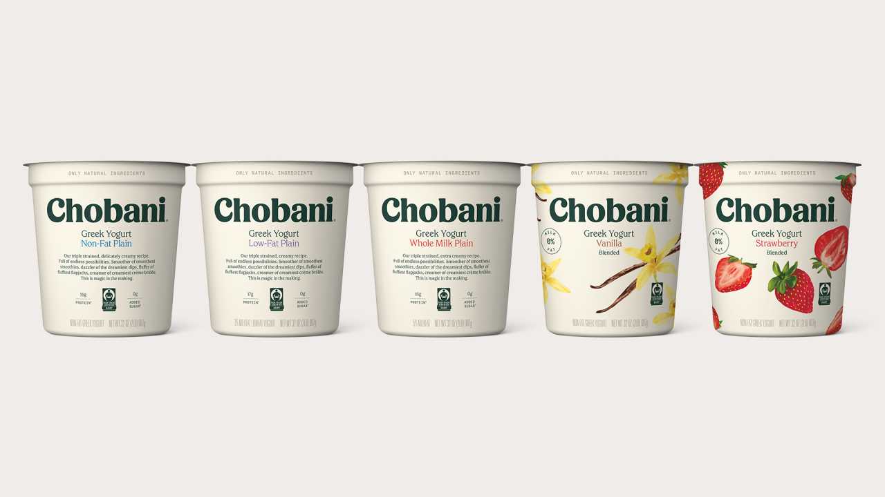 All of Chobani's 32oz, multi-serve containers of Greek Yogurt will now be Fair Trade Certified™ and available in all major grocery and retail stores.