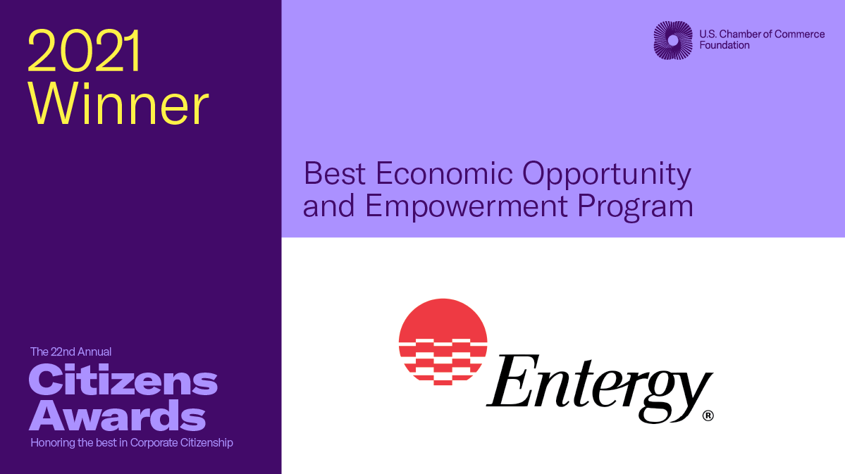 Entergy Citzens award graphic