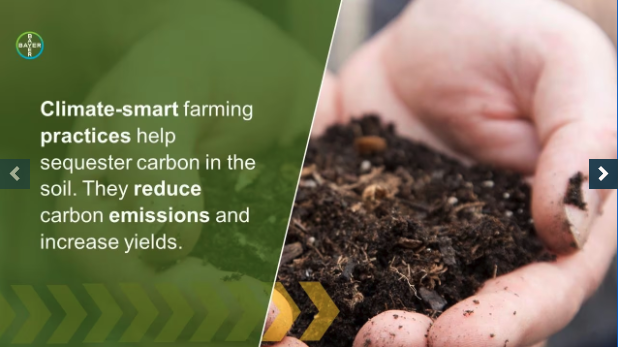 Climate-smart farming practices help sequester carbon in the soil. They reduce carbon emissions and increase yields.