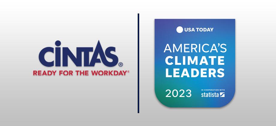 Cintas logo with America's Leaders logo