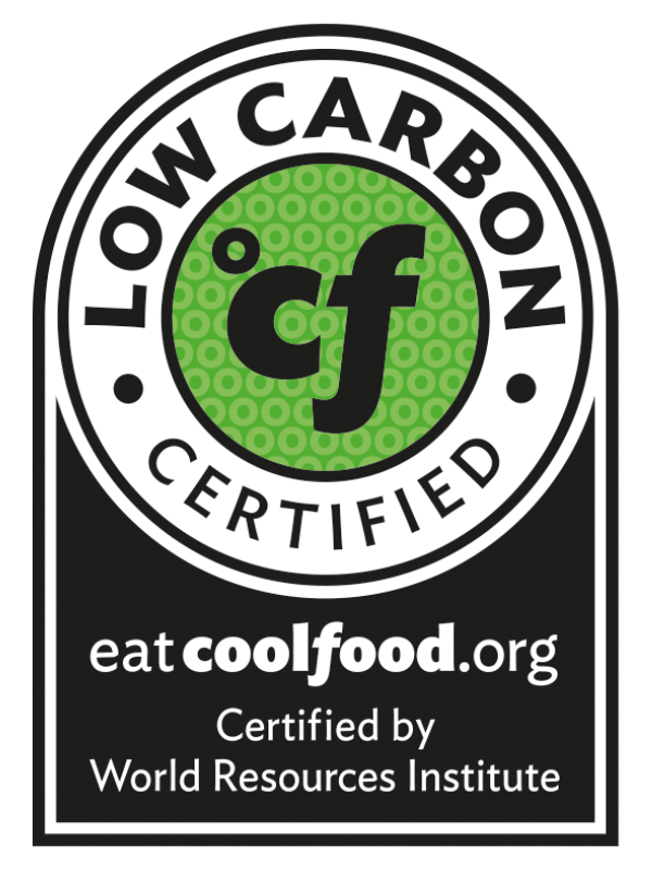 The Coolfood Pledge seal